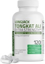 Bronson Longjack Tongkat Ali Ekstra Kuvvet, 120 Vegetarian Capsules