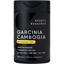 Spor Araştırmaları Garcinia Cambogia Extract (6% HCA) Ekstra Virgin Organik Piramit Yağı | No-GMO, Soy & Gluten Free (90 Liquid Softgels)
