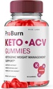 Laboratuvarları - Pro Burn Keto ACV Gummies, Advanced Kilo Kayıp Desteği, All Natural Apple Cider Supplement (60 Gummies)