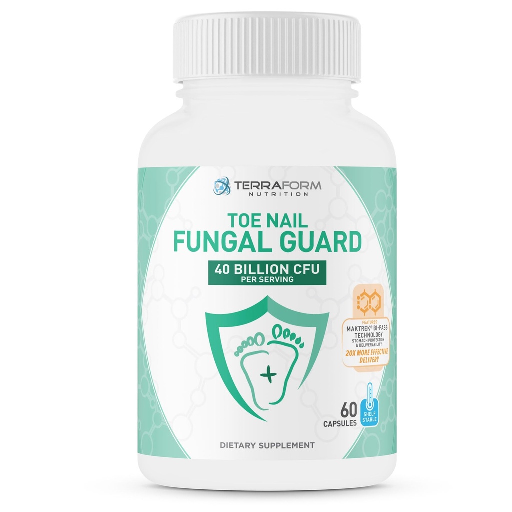 Terraform Nutrition Toenail Mungal Guard - Probiotic Fungus Inhibitor - 60 κάψουλες