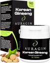 Auragin® Αυθεντικό Κορεατικό Κόκκινο Ginseng – Κατασκευασμένο στην Κορέα – 6 χρόνια ρίζες – Χωρίς Πρόσθετα ή άλλα συστατικά – 100% Κόκκινο Panax Ginseng σε κάθε δισκίο