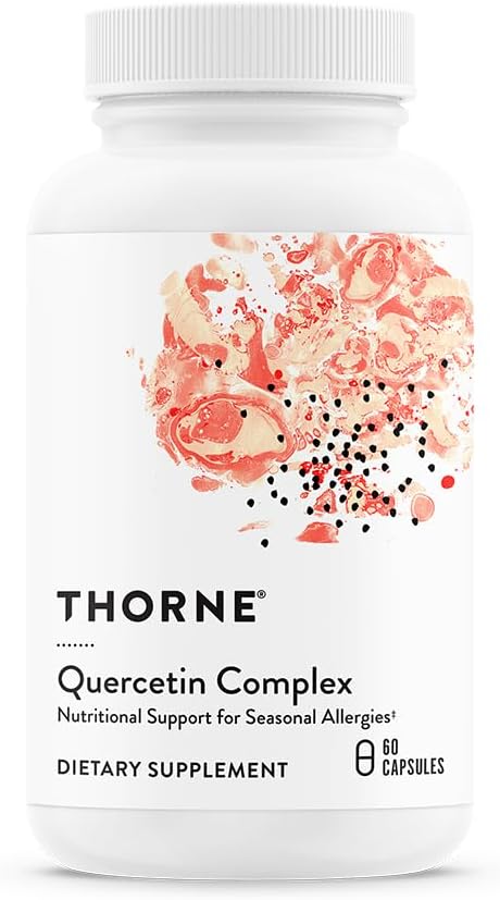 THORNE - Quercetin Kompleksi (Formerly Quercenase) - Mevsimlik Tüm enerjilere Beslenme Desteği* - 60 Capsules - 60 Hizmetler