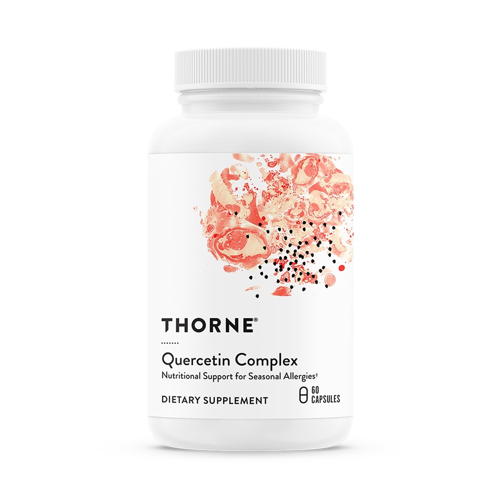 THORNE - Quercetin Kompleksi (Formerly Quercenase) - Mevsimlik Tüm enerjilere Beslenme Desteği* - 60 Capsules - 60 Hizmetler