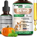 Broad Spectrum Herbal Intestinal Defense with Probiyotik for Cats & Dogs - Natural Support Toxins - Supplement Drops - Made in USA