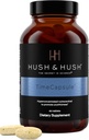 Hush & Hush TimeCapsule Πολυβιταμίνη, Πολυβιταμίνη γυναικών, Πολυβιταμίνη ανδρών, Καθαρά Θρεπτικά συμπληρώματα που περιέχει υαλουρονικό οξύ, βιταμίνη C, ψευδάργυρο, βιταμίνη Β12, Βιταμίνη Ε - 60 δισκία