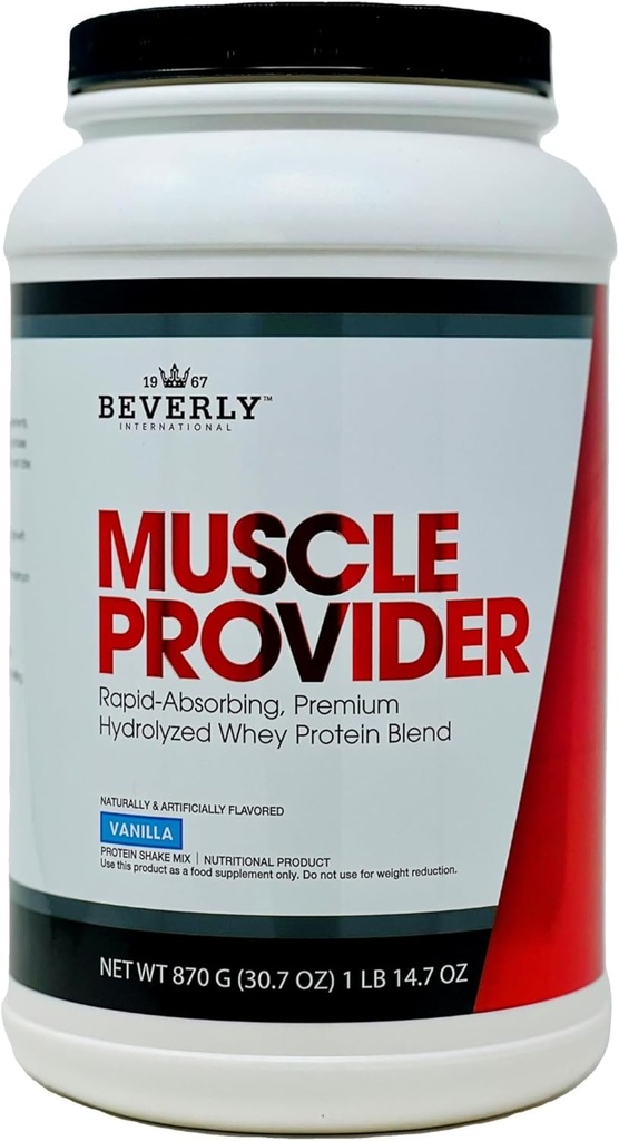 Beverly International Muscle Provider, 28 hizmet, Vanilla. Super-Fast-Absorbing Whey protein Toz for Recovery, Lean Muscle. Kaslarınızı doldurun, Stomach değil. Buz Kremi gibi Tadı