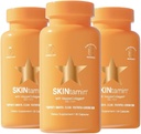 SKINtamin Vegetarian Collagen Pills | Kadınlar için En İyi Collagen Supplements Skin Firmasını Desteklemek ve Wrinkles | Skin Supplement Formulaed Blemishes (30 Count)