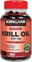 Kirkland Signature Krill Oil 500 mg., 160 Softgels