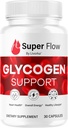 Super Flow Glycogen - SuperFlow Glycogen Support Capsules, Super Flow, Glycogen Support Super Flow, Resmi SupperFlow Glycogen Support, Super Flow Glyco Optimizer, 30 Capsules için 1 Ay
