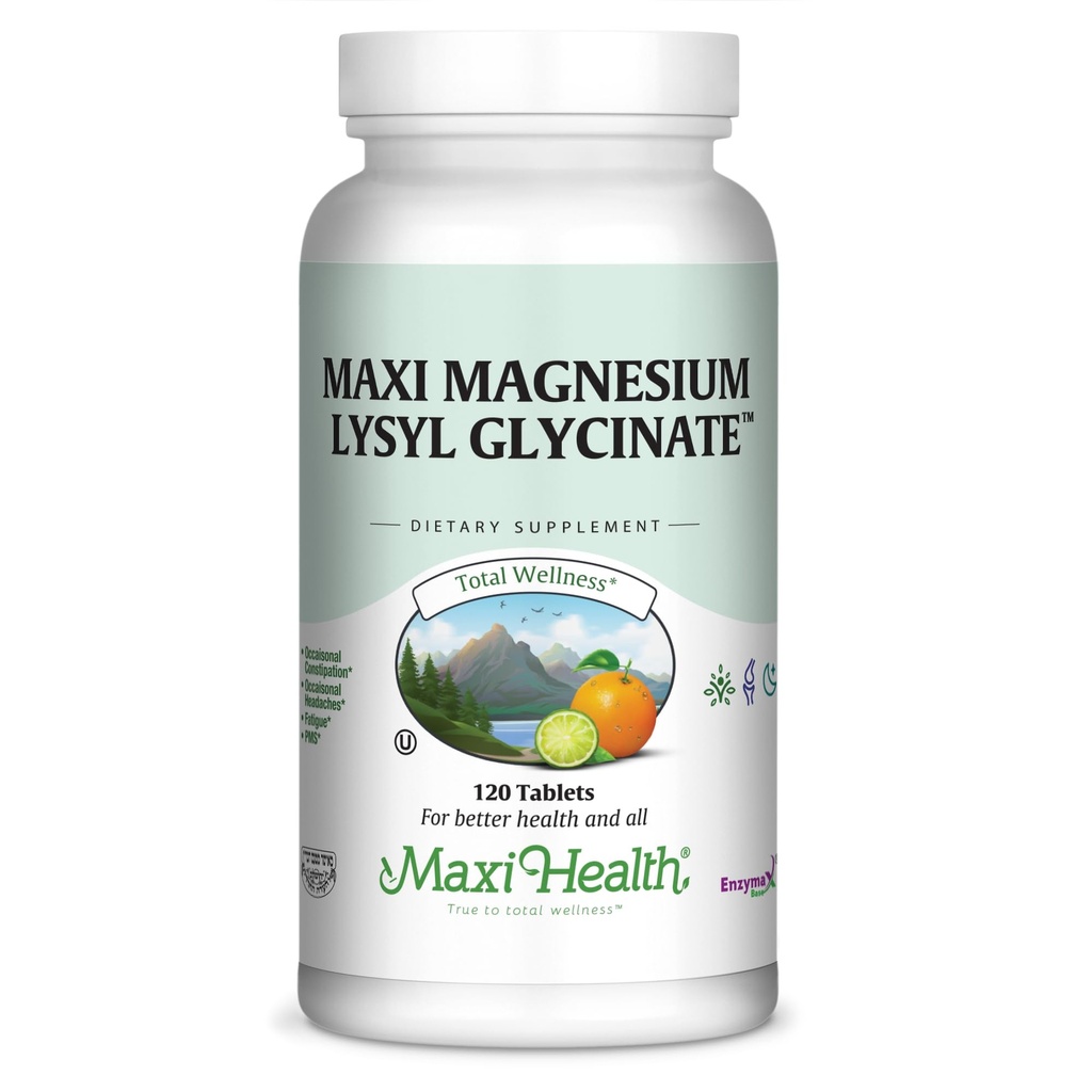 Maxi Magnesium Lysyl Glycinate Capsule - Καλύτερη απορρόφηση- 120 κάψουλες-Kosher