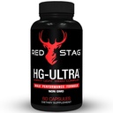 Red Stag testosteronfun Horny Goat Weed Kompleksi with Maca Root Toz, Tribulus Terrestris, Saw Palmetto & Tongkat Ali Toz Erkek Gelişme - 60 Capsules