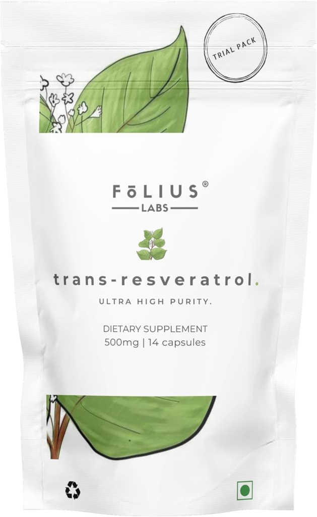 Ultra Higheight Resveratrol Capsules -% 99 Trans-Resveratrol - Japon Knotweed Extract - Support Immunity, Support Health Aging - (1 Hafta Deneme Paketi)