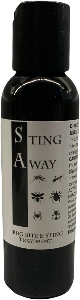 Bug Bite ve Sting Tedavisi: Ağrı + Itch Relief, 2 Ounce (köprü 1), Black