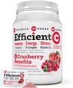 ANDREW LESSMAN Verimli C + Cranberry Faydaları 30 Paket - Immune, Enerji, Stres ve Urinary Tract Desteği. Vitamin C Drink'in yeniden icat edilmesi. Calories yok. Şeker yok. Karbs yok. Mix için kolay.