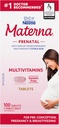 Materna Nestle Prenatal Postpartum Vitamin & Mineral Supplement 100 Tablet