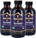 Immunia 67 Polyols - Elderberry Temp & Antioksit Meyveleri. Premium Antioksi Supplement with 67 Polyols (Anthocyanins, Quercetin, Resveratrol, vs.) 24Day Supply per Şişe (3-Pack)