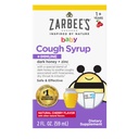 Zarbee's Baby Honey Cough Syrup + Immune for Bebekler 12-24 Ay, Güvenli ve Etkili Cough Syrup with Soothing Dark Honey & çinko for Immune Support*, Drug & Alkol-Free, Cherry, 2 fl. oz oz