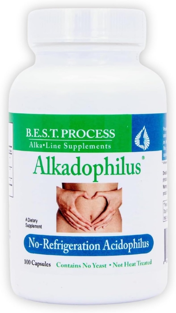 Alkadofilius En İyi Süreç Yağı - Soğutma Probiyotik & Prebiyotik Digestive Supplement - 1.5 Milyar İyi Bakteri & Arıtroot