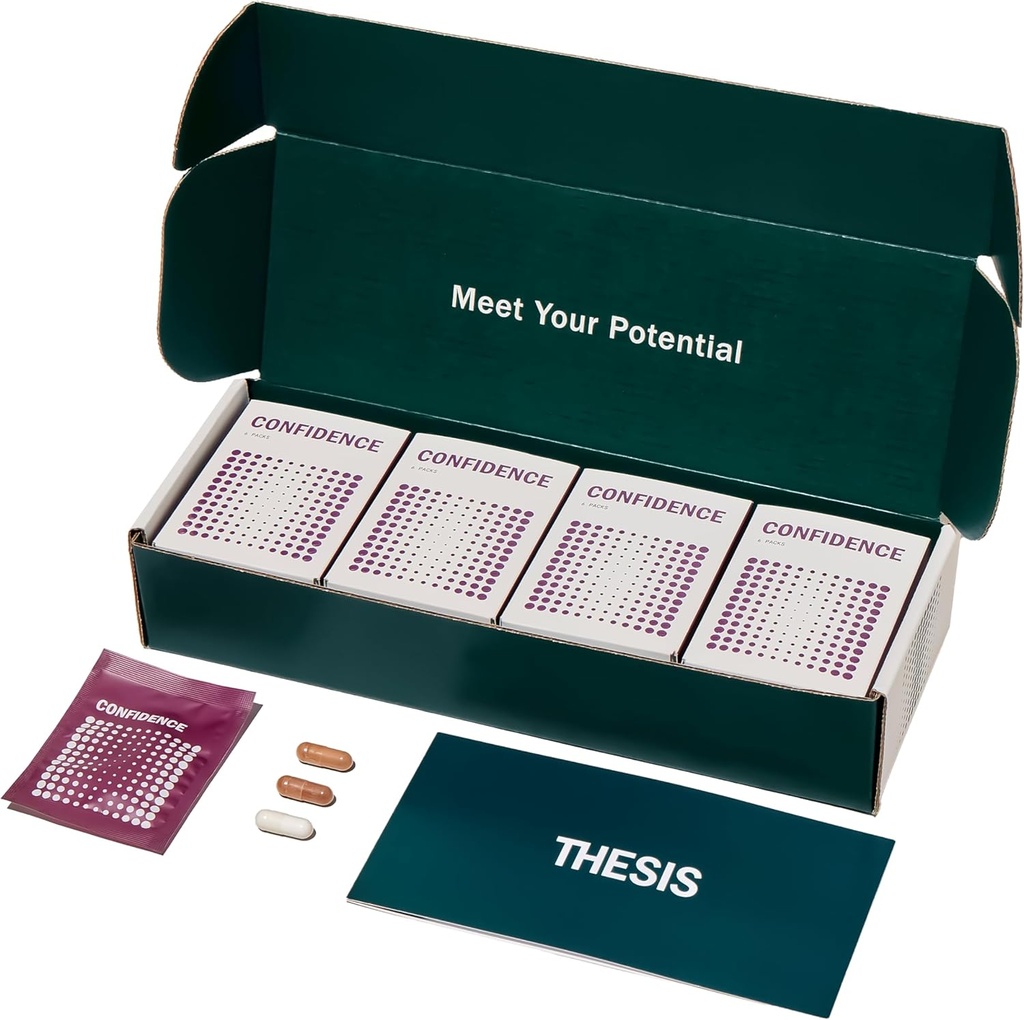 Tez Güveni - Nootropic Brain Support Supplement - Soothe Nerves & Duygusal Well-Being - Ashwagandha, Saffron, L-Theanine & More - 24 Hizmet - 1 Ay Supply