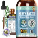 Rejuvica Health NerveFactor - Gelişmiş Nerve Support Supplement - Daha İyi Aborpsiyon için Sıvı Teslimat - Acetyl-L-Carnitine, Alpha Lipoic Acid, B12, Folic Acid, White Willow Bark & More!