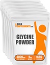 BulkSupplements.com Glycine Toz - Glycine Supplements, Amino Asit Supplement - Unflavored & Gluten Free, 3g per Service, 1 kg (Pack of (11 lbs)