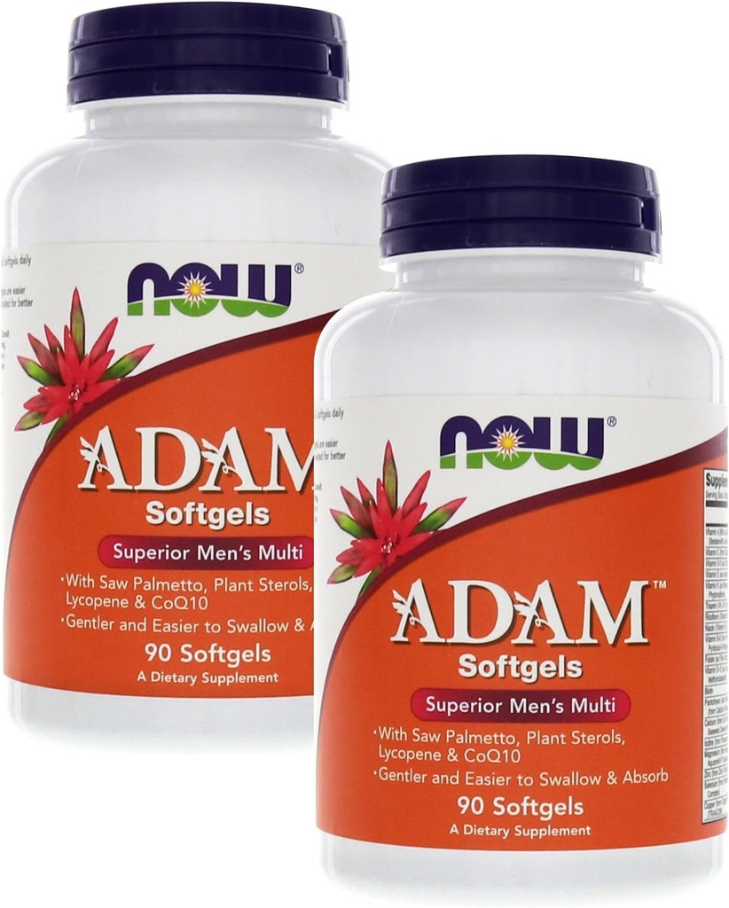 Adamâ„ ¢ Πολλαπλή βιταμίνη των ανδρών 90 Softgels (πακέτο των 2)