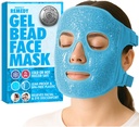 Perfect Remedy Face Ice Pack, Reusable Hot & Cold Ice Face Mask, Gel Compress for Helping with Puffy Eyes and aiding in Conditions of Swelling, Facial Spa Cooling Mask for Women and Men (Blue)