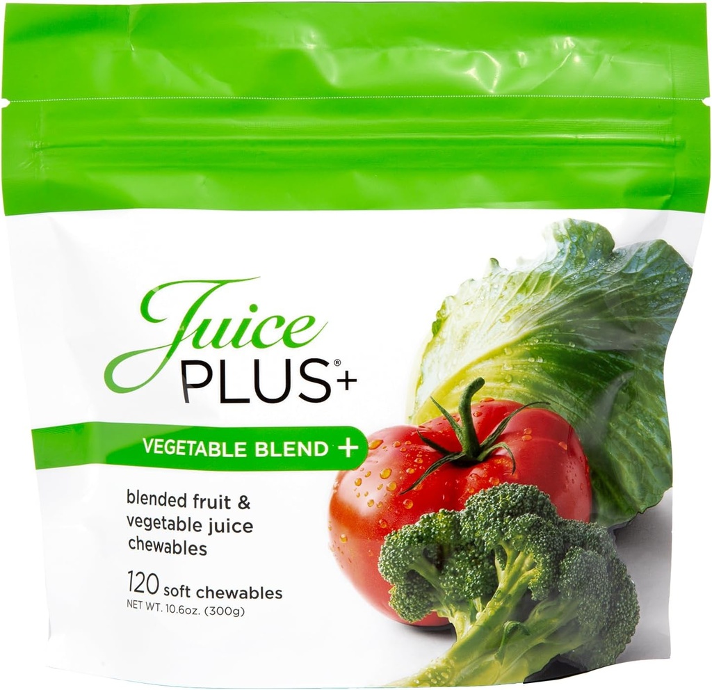 ΧυμόςPlus+ Λαχανικό μείγμα μαλακά μάσημα (Chewables) - Delicious Vegan Gummies με 11 Nutrient-Rich λαχανικά για την καθημερινή ευεξία! Ενισχύστε την πρόσληψη βιταμινών & Περισσότερα - για παιδιά & ενήλικες - (1-mo, 30 μάσημα)