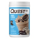 Quest Διατροφή Cookies & Κρέμα σκόνη πρωτεΐνης, 20g πρωτεΐνη, 1g ζάχαρη, χαμηλή υδατάνθρακες, χωρίς γλουτένη, 1,6 λίρα, 24 εξυπηρετούν