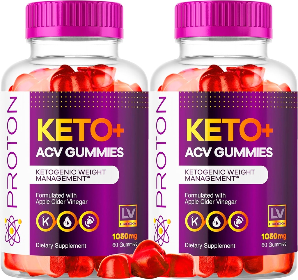 (2 πακέτο) Proton Keto ACV Gummies, Proton Keto Plus ACV Gummies 1050MG, Proton Keto, Keto ACV Gummies Advanced Proton Apple Cider Vinegar Support, Proton Keto ACV Gummy Κριτικές, 120 Gummies