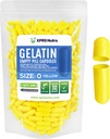 XPRS Nutra Boyutu 0 Boş Kapsüller - 100 Kont Boş Gelatin Capsules - Pills DIY Capsule - Pure Bovine Pill Gel Caps For Do-It- Yourself Supplements (Yellow)