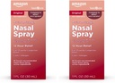 Temel Bakım En Güçlü 12 Saat Nasal Sprey, Oxymetazoline HCl Çözümü, Congestion Relief, Cold and Antissage Medical, Decongestant, 1 Fl Oz (Pack of 2)