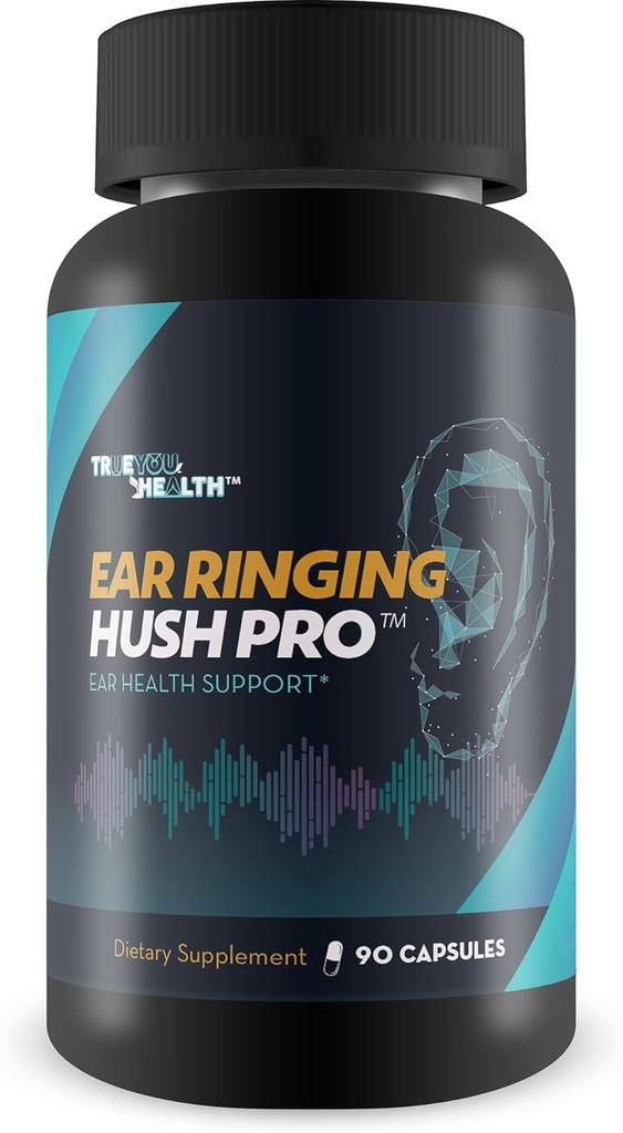 Ear Ringing Hush Pro - Tinnitus Relief for Ringing Ears - Hearing Support Supplement - Support Reduced Swelling & Improved Circulation for Ear Ringing Relief - Natural Formula Ear Ringing Pills
