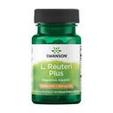 Swanson L. Reuteri Probiotic Plus with L. Rhamnosus, L. Acidophilus & FOS Prebiotic for Gut-Health-Conscious Adults - 7 Billion CFU (30 Vegan Capsules)