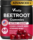 Beet Root Gummies – Beet Gummies – Red Beets Beetroot, Grape Tohum, Coq10, C & B12 – 60 Arıt Chews