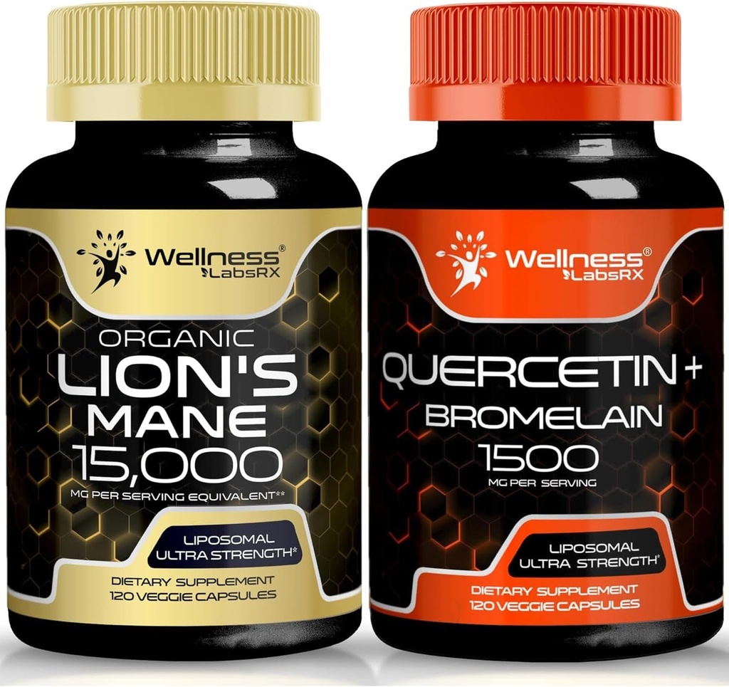 WELNESS LABSRX Quercetin με Bromelain 