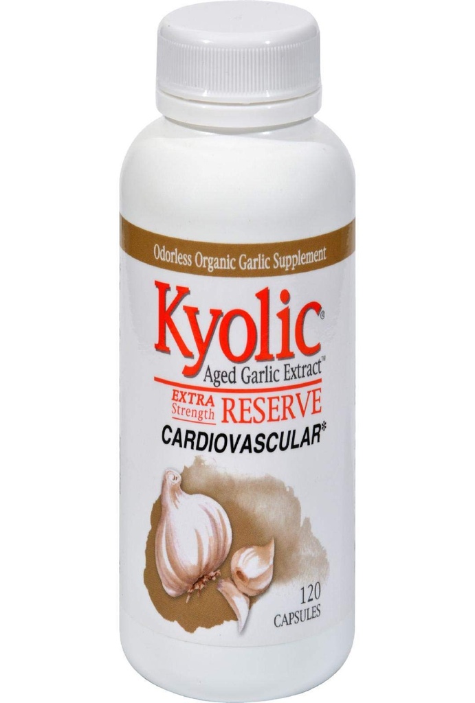 Kyolic Reserve Aged Garlic Extract 600 Milligrams 120 Κάψουλες