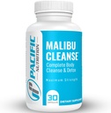 Malibu Cleanse - 15 Günlük Temiz - Gut ve Kolon Desteği - Erkekler ve Kadınlar için Gelişmiş Gut Cleanse Detox, Aloe Vera, Psyllium Husk, Pro-Biotics - Made in USA-Biotics - Made in USA