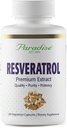 Cennet Herbs Resveratrol, Antioksi, Super Potent, Ultra Pure, Vegan, GMO, Gluten Free, 180 Vegetarian Capsules