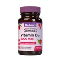 BlueBonnet Beslenme Dünya Tatlı Vitamin B12 2000 mcg Chewable Tabletler, Soy-Free, Gluten-Free, Kosher sertifikalı, Süt-Free, Vegan, Raspberry Flavored, 90 Chewable Tabletler, 90 Servisler