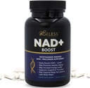 Kadınlar ve Erkekler için Yaşsız NAD+ Supplements | 300 mg Nicotinamid Riboside Chloride | Anti-Aging | Destekler Enerji, Focus, Stamina, Fat Metabolism & Cognitive Function – 90 Capsules
