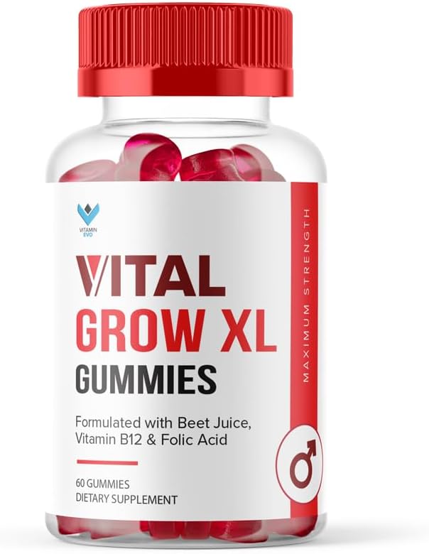 Vital Grow XL Gummies, Vital Grow XL Advanced Performance and Overal Daily Health Support Supplement, VitalGrow XL Maximum Wellness Performance Gummy Formula Gomitas Κριτικές (60ct) Gummys