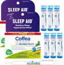 Boiron Coffea Cruda 30C - 6 Total Blue Tubes - Ομοιοπαθητική Βοήθεια Ύπνου για Ανήσυχο Ύπνο, Ψυχική Υπερκινητικότητα, Αγωνιστικές Σκέψεις και Δυσκολία στον Ύπνο με Μπλε Μελάνι