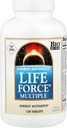 Source Naturals Life Force multiple Iron Free Daily Multivitamin High Potency Essential Vitamins, Mineraller, Antioksis & Nutrients - Energy & Immune Boost - 120 Capsules