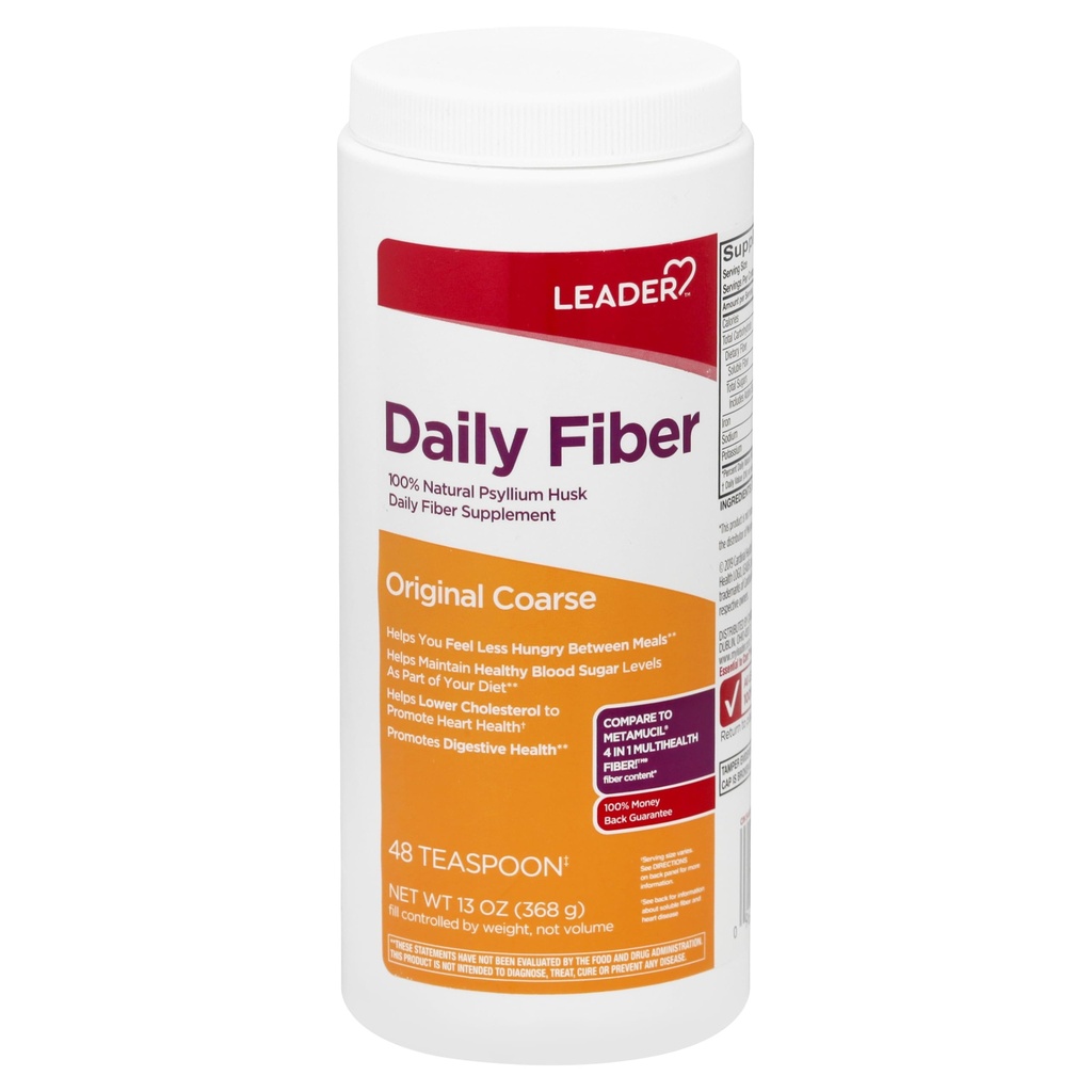 Lider Psyllium Husk Toz Supplement 4-in-1 Fiber for Digestive Health, Plant Based 100% Natural Psyllium Husk Daily Fiber, Gluten Free, Non-GMO, Meta-mucil Multihealth (13 OZ) ile karşılaştırıldığında