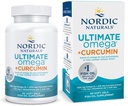 Nordic Naturals Omega Curcumin, Lemon - 60 Soft Gels - 1200 mg Omega-3 + 400 mg Optimized Curcumin - Combats Cellular Stress - Non-GMO - 30 Servings