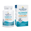 Nordic Naturals Omega Curcumin, Lemon - 60 Soft Gels - 1200 mg Omega-3 + 400 mg Optimized Curcumin - Savaş Hücreleri Stresi - Non-GMO - 30 Hizmetler