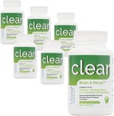 Brain Supplement for Memory, Brain Fog, Focus, Mood & Concentration & Cognitive Function - Lion’s Mane Supercharged with Ginkgo Biloba & Two Probiotic Strains (360 Count - 6 Month Supply)