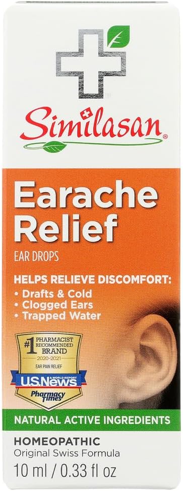 Similasan Earache Relief Drops 0.33 OZ - Packs andPack (Pack of 4)