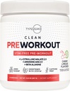 Tip Zero Ultra Clean Stim Free Pump Pre Workout + Nitrik Oksit (Cherry Limeade) - Erkekler ve Kadınlar için Stimulating ve Caffeine-Free
